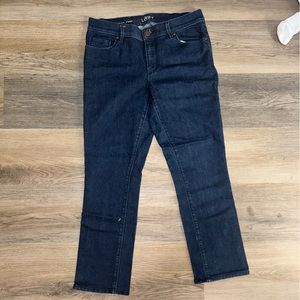 LOFT modern kick crop jeans